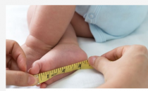如何测量婴儿的脚