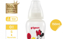 Disney柔性窄颈奶瓶配有灵活的细颈奶嘴可促进宝宝的自然舌头运动