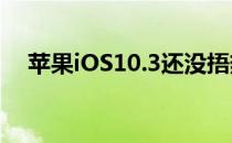 苹果iOS10.3还没捂热乎iOS11就要来了
