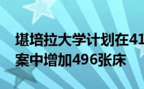 堪培拉大学计划在4100万美元的学生住房提案中增加496张床