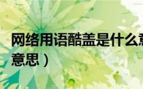 网络用语酷盖是什么意思（网络用语酷盖是啥意思）