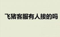 飞猪客服有人接的吗（飞猪客服有人工吗）