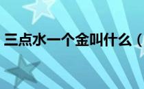 三点水一个金叫什么（三点水一个金读什么）