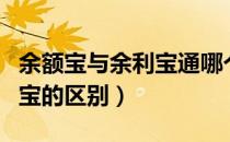 余额宝与余利宝通哪个更安全（余额宝与余利宝的区别）