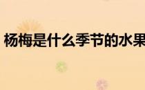 杨梅是什么季节的水果（杨梅是什么季节的）
