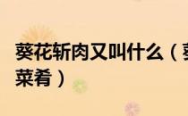 葵花斩肉又叫什么（葵花大斩肉是哪个地区的菜肴）