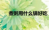 煮粥用什么锅好吃（煮粥用什么锅好）