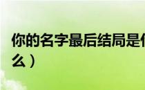 你的名字最后结局是什么（你的名字结局是什么）