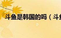 斗鱼是韩国的吗（斗鱼金咕咕是韩国人吗）