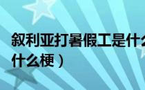 叙利亚打暑假工是什么梗（叙利亚打暑假工是什么梗）