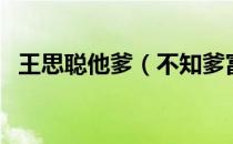 王思聪他爹（不知爹富王思聪是什么意思）
