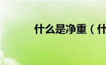 什么是净重（什么是净土法门）