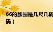 66的腰围是几尺几码（腰围66是几尺穿多少码）