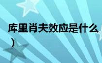 库里肖夫效应是什么（库里肖夫效应是指什么）