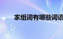 家组词有哪些词语（家组词有哪些）