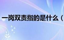 一岗双责指的是什么（一岗双责指的是什么）