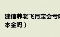 建信养老飞月宝会亏吗（建信养老飞月宝会亏本金吗）