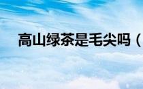 高山绿茶是毛尖吗（高山绿茶是什么茶）
