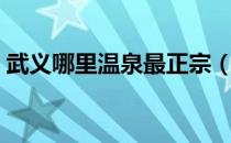 武义哪里温泉最正宗（去武义哪里泡温泉好）