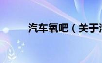 汽车氧吧（关于汽车氧吧的介绍）