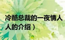 冷酷总裁的一夜情人（关于冷酷总裁的一夜情人的介绍）