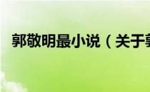 郭敬明最小说（关于郭敬明最小说的介绍）