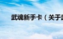 武魂新手卡（关于武魂新手卡的介绍）