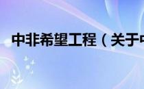 中非希望工程（关于中非希望工程的介绍）