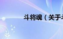 斗将魂（关于斗将魂的介绍）