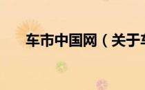 车市中国网（关于车市中国网的介绍）
