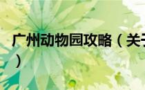 广州动物园攻略（关于广州动物园攻略的介绍）