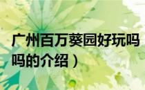 广州百万葵园好玩吗（关于广州百万葵园好玩吗的介绍）