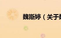 魏斯婷（关于魏斯婷的介绍）