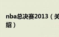 nba总决赛2013（关于nba总决赛2013的介绍）