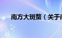 南方大斑蝥（关于南方大斑蝥的介绍）