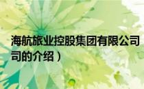 海航旅业控股集团有限公司（关于海航旅业控股集团有限公司的介绍）