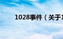 1028事件（关于1028事件的介绍）