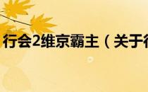行会2维京霸主（关于行会2维京霸主的介绍）