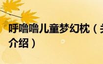 呼噜噜儿童梦幻枕（关于呼噜噜儿童梦幻枕的介绍）