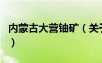 内蒙古大营铀矿（关于内蒙古大营铀矿的介绍）