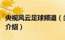 央视风云足球频道（关于央视风云足球频道的介绍）