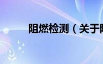 阻燃检测（关于阻燃检测的介绍）