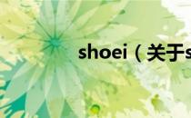 shoei（关于shoei的介绍）