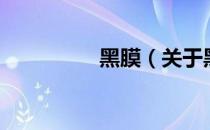 黑膜（关于黑膜的介绍）