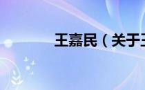 王嘉民（关于王嘉民的介绍）