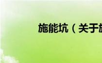 施能坑（关于施能坑的介绍）