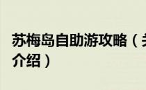 苏梅岛自助游攻略（关于苏梅岛自助游攻略的介绍）