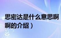 思密达是什么意思啊（关于思密达是什么意思啊的介绍）