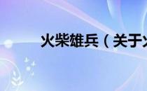 火柴雄兵（关于火柴雄兵的介绍）