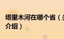 塔里木河在哪个省（关于塔里木河在哪个省的介绍）